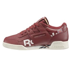 Reebok Workout Plus MU Turnschuhe Herren - Bordeaux/Weiß/Navy - DE 867-YJG